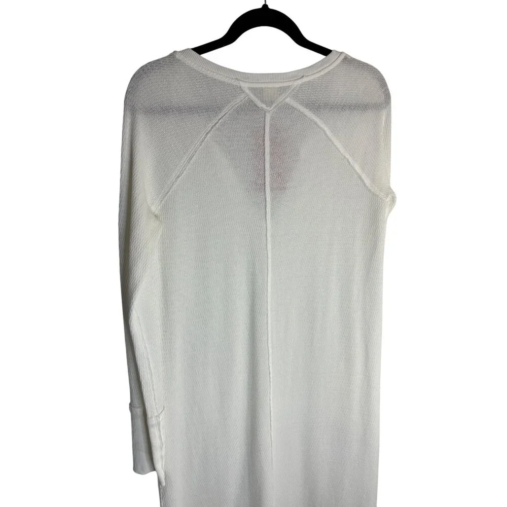 NWT Free People Super Sonic Thermal Ivory-sz Medium